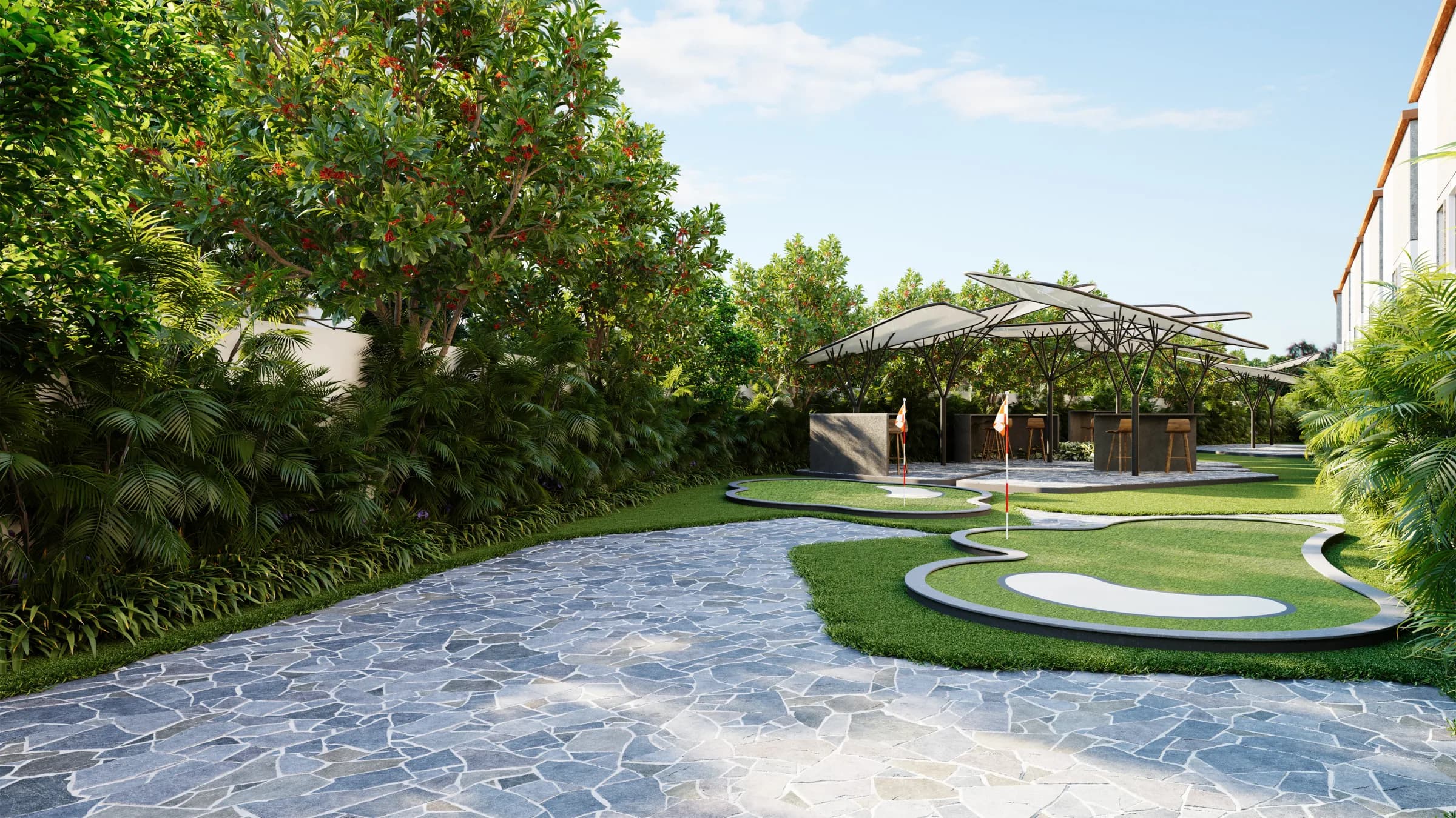 Golf green at Nisarga — artist’s impression